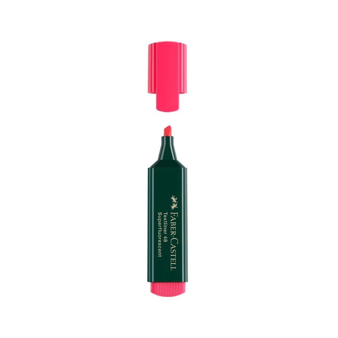Faber Castell Highlighter TEXTLINER 154821 1PC RED