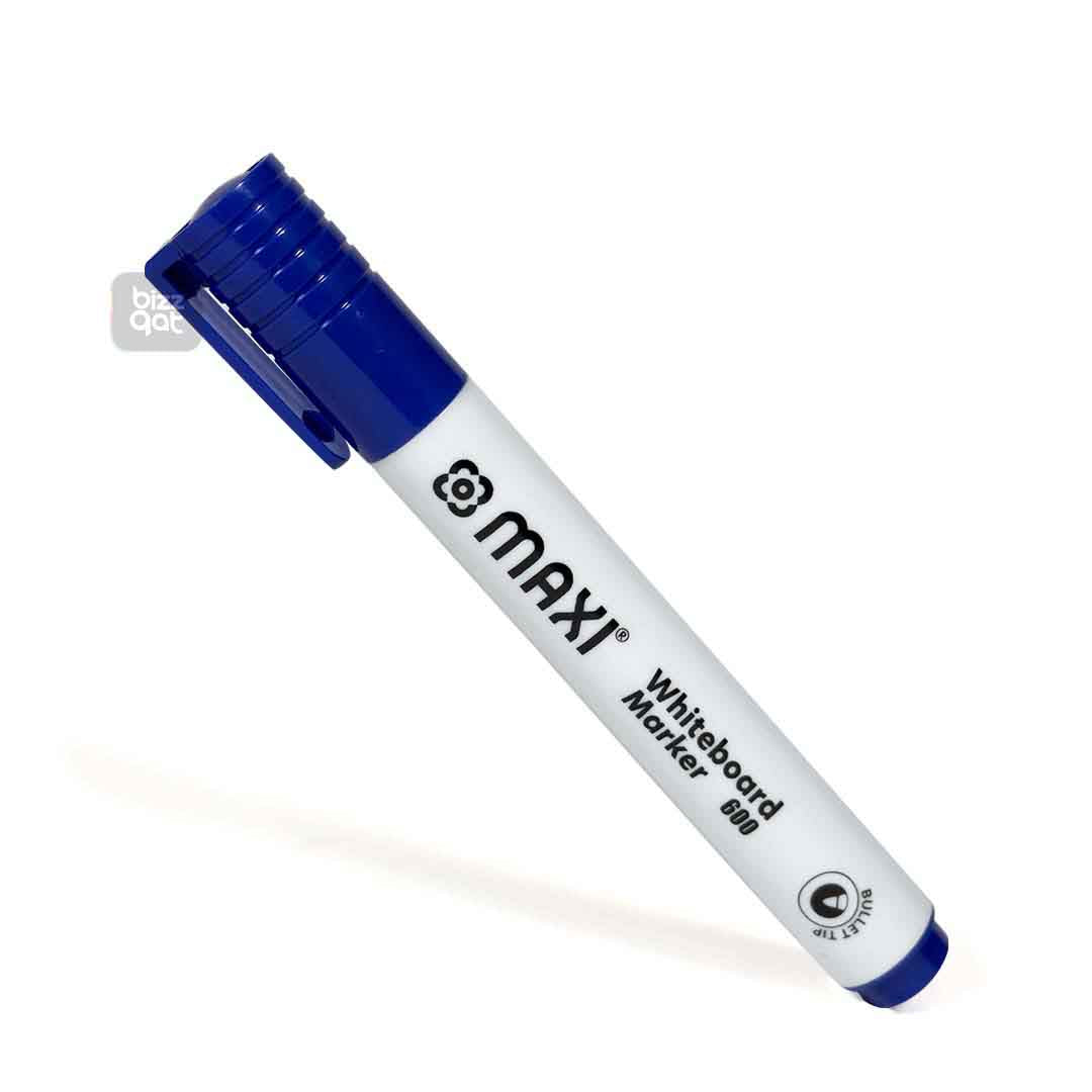 Maxi White Board Marker Blue MX-600B10: Product name: Maxi White Board Marker Blue MX-600B10 Fine bullet tip for creating precise lines Ink color: Blue