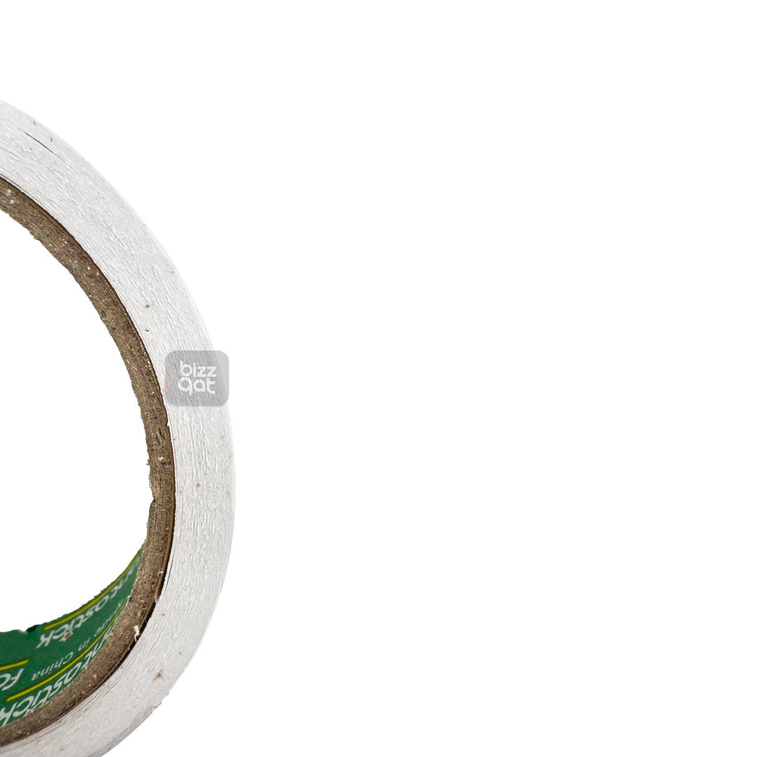 The FANTASTICK Double-Sided Tape 1"X12YARDS PK 6ROLLS is an adhesive tape that has adhesive on both sides of the tape. The specifications for this tape are as follows: Tape width: 1 inch Tape length: 12 yards per roll Pack quantity: 6 rolls per pack Adhesive type: Double-sided