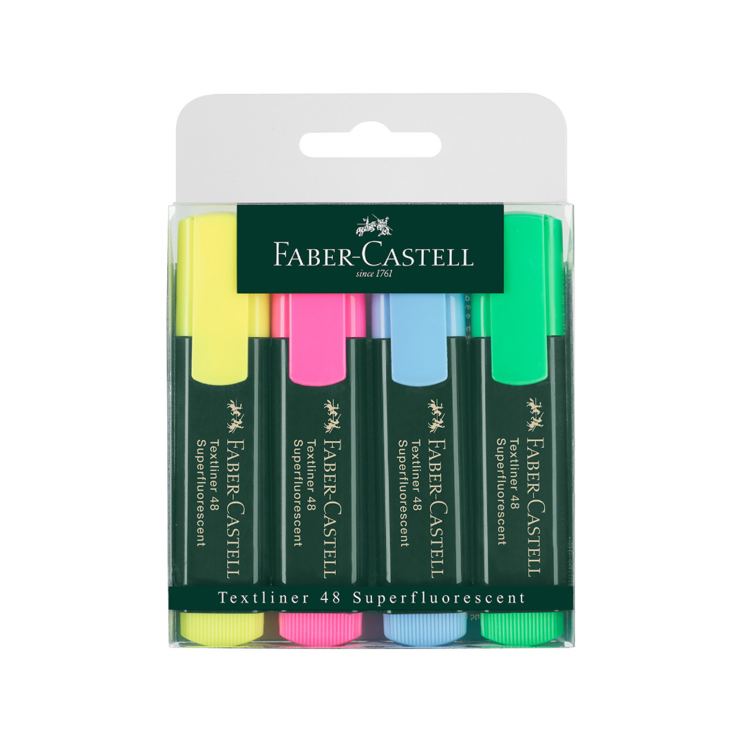 Faber Castell Highlighter TEXTLINER SET OF 4 154804