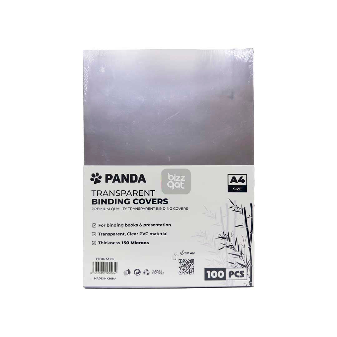 PANDA PVC BINDING COVER A4 150MIC