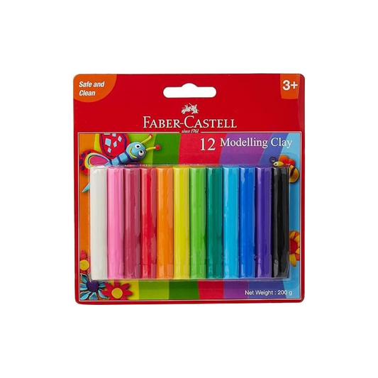 Faber Castell 12MODELLING CLAY200GM BL 96P/C