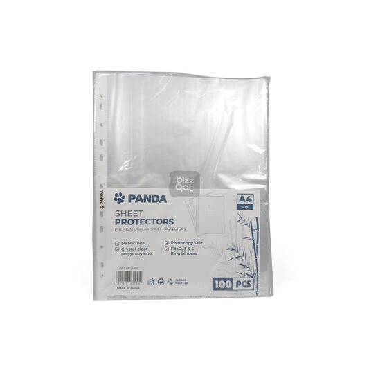 PANDA SHEET PROTECTORS A4 60 MIC F100-6