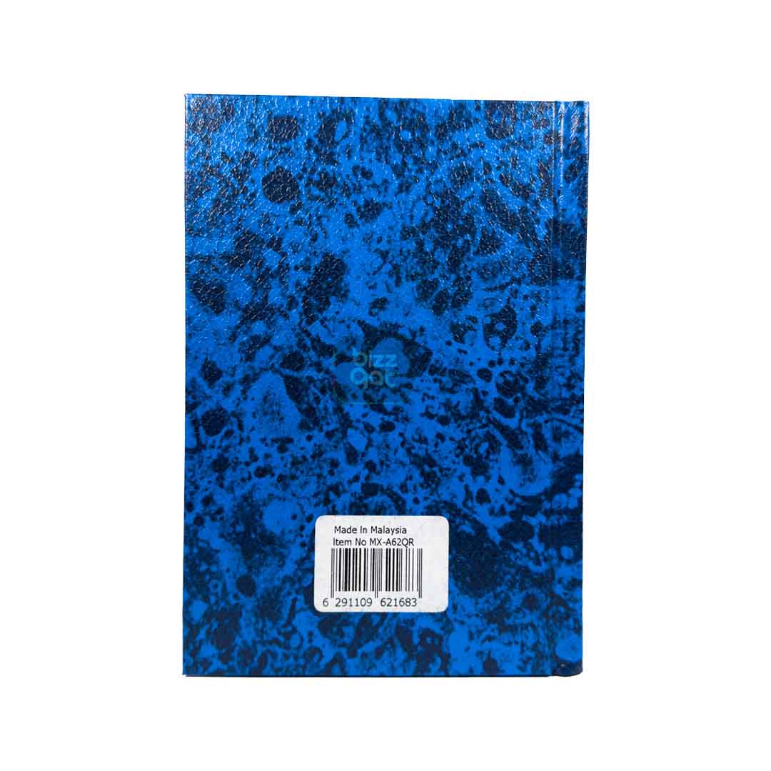 Product Name: Maxi Register Book MAXIA62QR  Brand: Maxi  Model Number: MAXIA62QR  Type: Register Book  Size: A6 size (105 x 148mm)  Pages: 96 sheets  Cover Material: Hard cover  Cover Color: Blue  Paper Color: White  Paper Type: Ruled