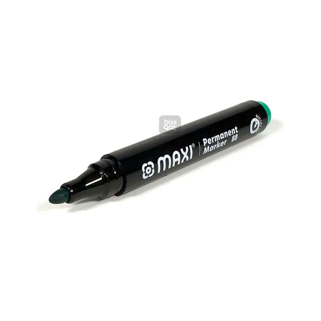 Maxi Permanent Marker Green Bullet MX-60G10