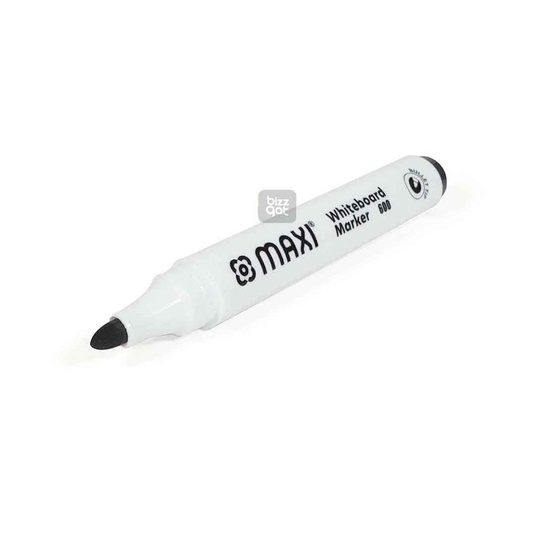 Maxi White board Marker Black MX-600BL10:  Product name: Maxi White board Marker Black MX-600BL10 Fine bullet tip for creating precise lines Ink color: Black