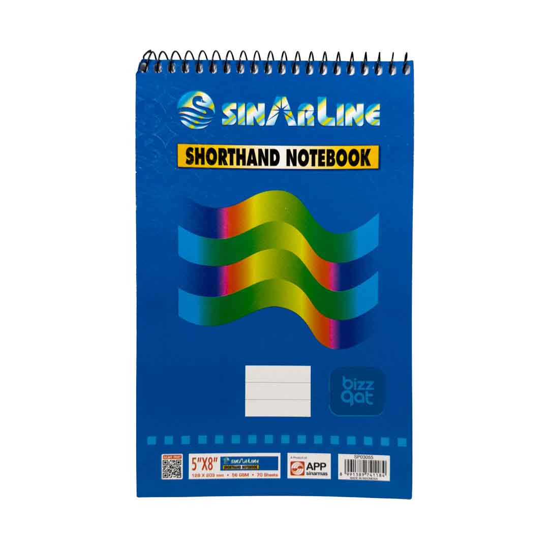 Spiral Shorthand Notebook Sinarline Note pad Supplier Qatar – BizzQat