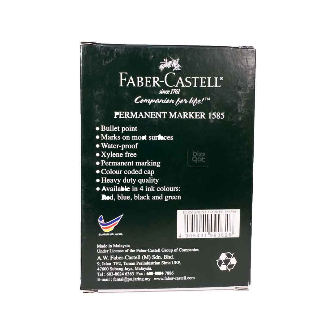 Faber C Permanent Marker Black Bullet FCL1585BL