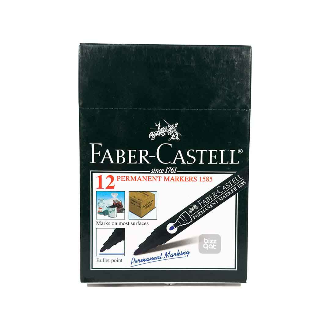 Faber C Permanent Marker Blue Bullet FCL1585B