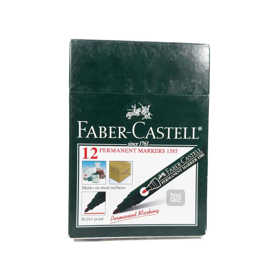 Faber C Permanent Marker Red Bullet FCL1585R