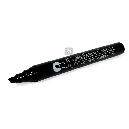 Faber C Permanent Marker Black Chisel FCL1586BL