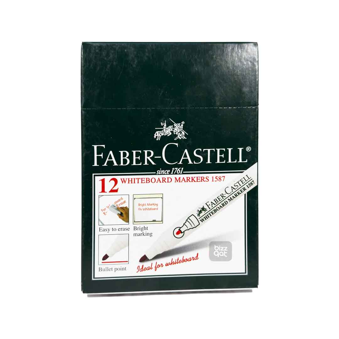 Faber C White Board Marker Red Bullet FCL1587R