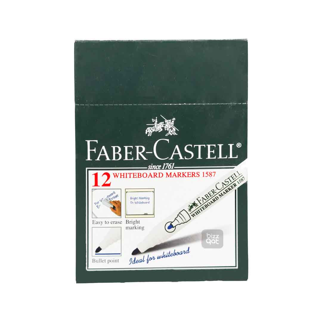 Faber C White Board Marker Blue Bullet FCL1587B