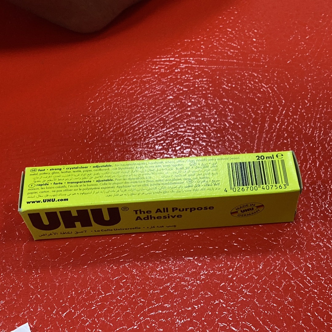 UHU ALL PURPOSE Adhesive 20ML AN.40756 240P/C