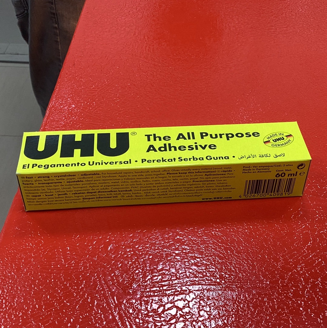 UHU ALL PURPOSE Adhesive 60M.AN.40981 96P/C