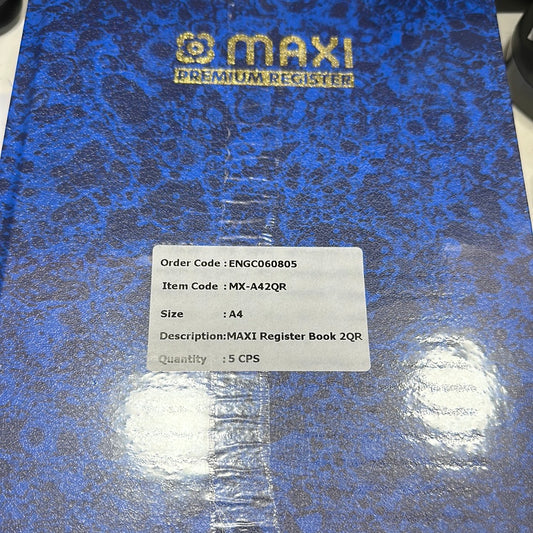 Maxi Register Book MAXIA42QR